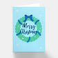 Merry Christmas Wreath Greeting Card
