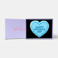 Happy Father's Day Heart Letterbox Printed Iced Cookie
