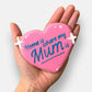 Home Is Where My Mum Is Love Heart Mother's Day Letterbox Iced Cookie