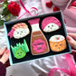 Personalised You Make Me Soy Happy Valentine's Letterbox Iced Cookies