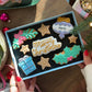 Personalised Just To Say Merry Christmas Letterbox Iced Cookies