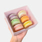 Love Hearts Sherbet Valentine's Macarons (Box of 6)