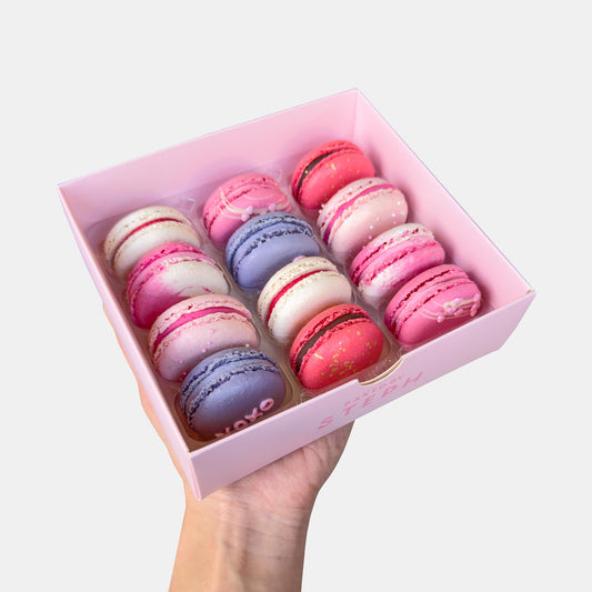 Love Valentine's Macarons (Box of 12)