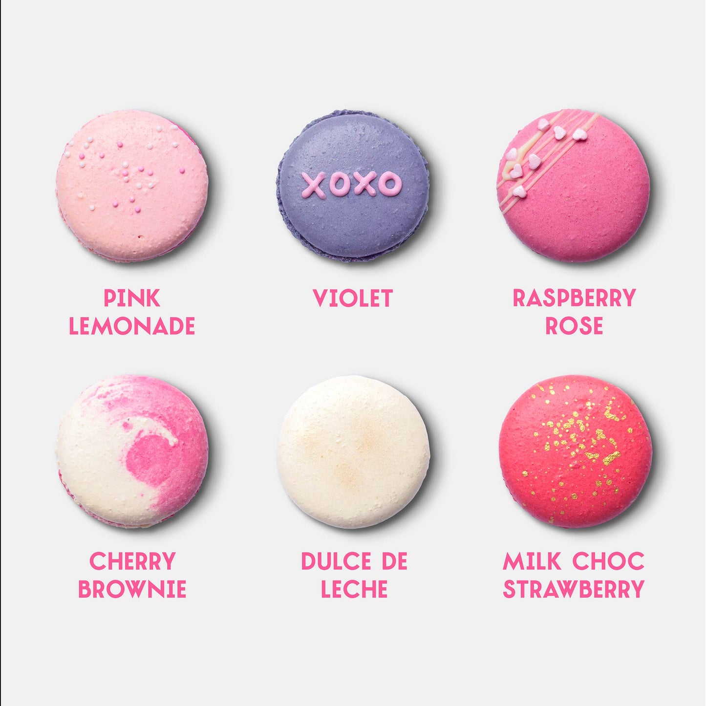 Love Valentine's Macarons (Box of 12)