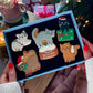 Personalised Meowy Christmas Letterbox Iced Cookies