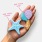Personalised Birthday Mermaid Letterbox Iced Cookies