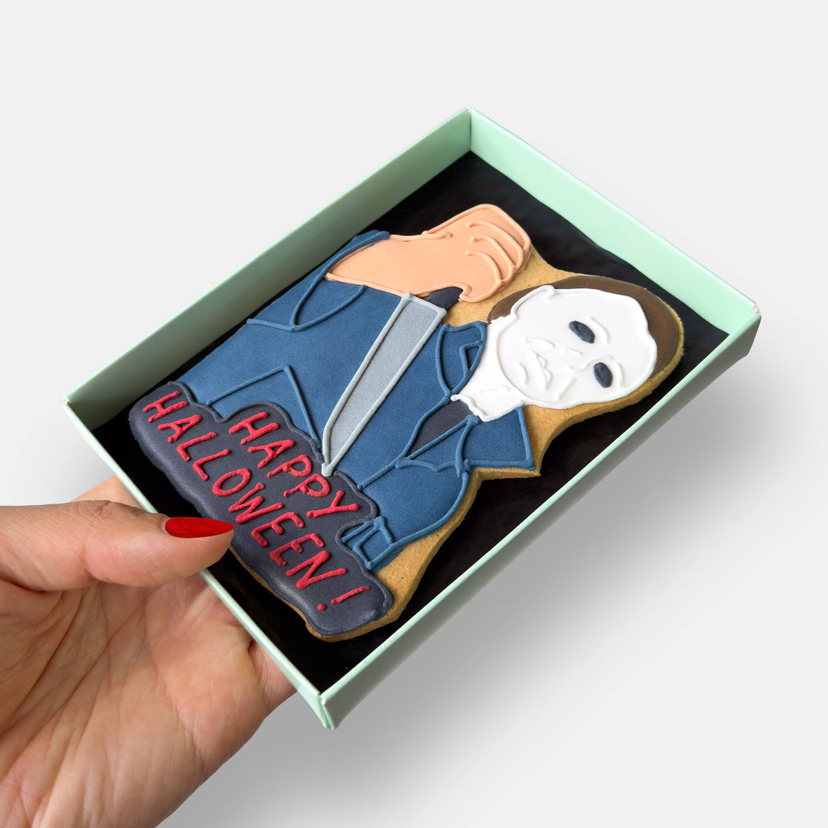 Mike Myers Halloween Letterbox Iced Cookie