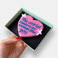 More Women Like You Heart Letterbox Iced Cookie