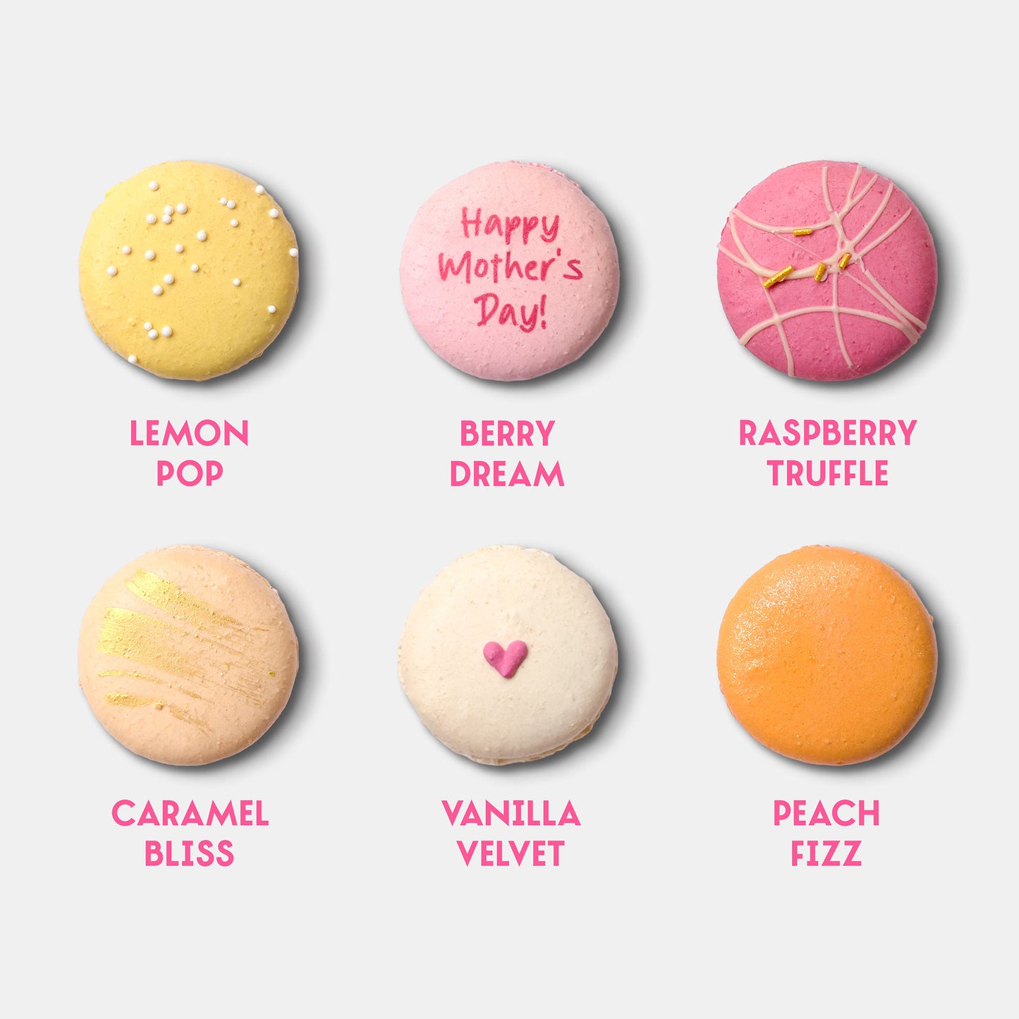 Mother's Day Macarons (Box of 12)