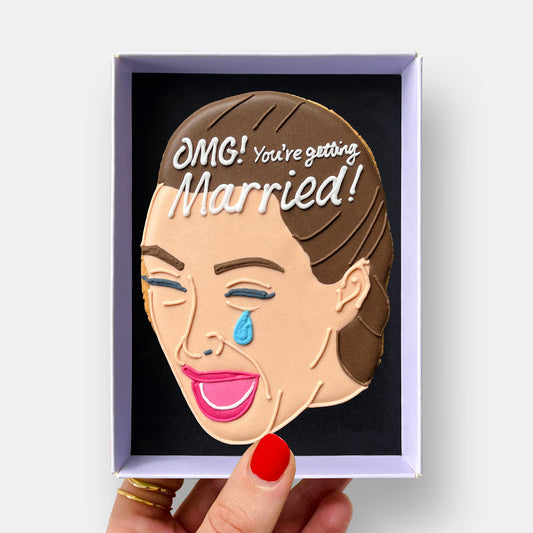 OMG! You're Getting Married Letterbox Cookie