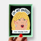 Personalised Oh My Christ! Letterbox Iced Cookie