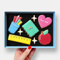 Personalised Back To School Letterbox Iced Cookies