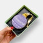 Personalised Purple Christmas Bauble Letterbox Iced Cookie
