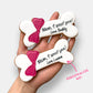 Personalised Best Mum Dog Bone Mother's Day Letterbox Iced Cookie