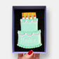 Personalised Birthday Cake Letterbox Cookie