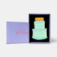 Personalised Birthday Cake Letterbox Cookie
