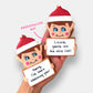 Personalised Cheeky Elf Letterbox Cookie