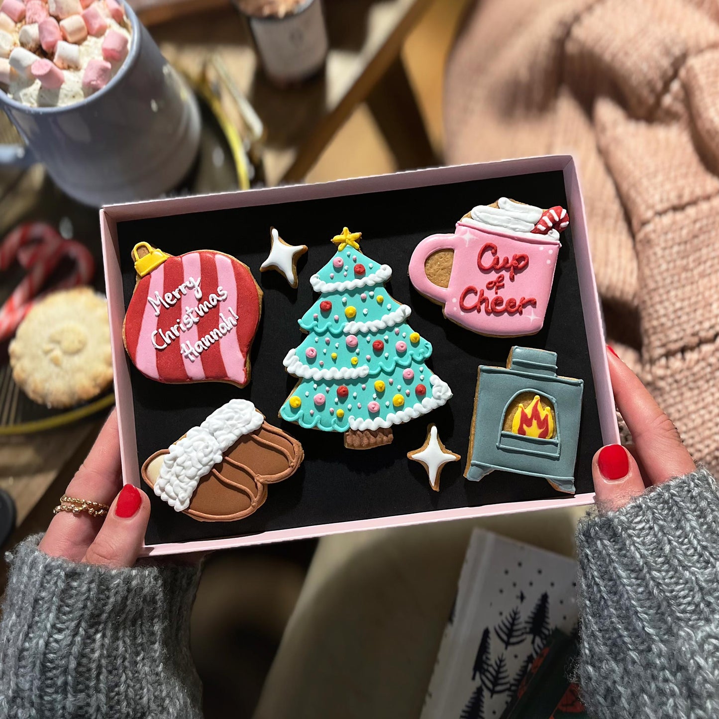 Personalised Cosy Christmas Letterbox Cookies