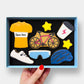 Personalised Cyclist Birthday Letterbox Iced Cookies