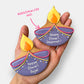 Personalised Diwali Diya Letterbox Cookie