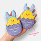 Personalised Easter Chick Letterbox Iced Cookie