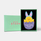Vegan Personalised Easter Chick Letterbox Iced Cookie
