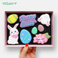 Vegan Personalised Happy Easter Letterbox Iced Cookies