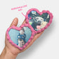 Edible Photo Heart Letterbox Cookie