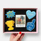 Personalised Father's Day Letterbox Printed Edible Photo Iced Cookies