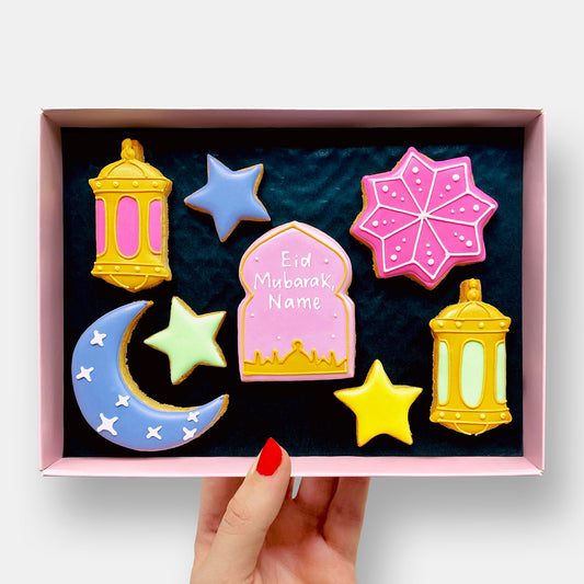 Personalised Eid Mubarak Letterbox Cookies