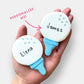 Personalised Golf Ball Father's Day Letterbox Iced Cookies
