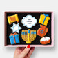 Personalised Hanukkah Letterbox Iced Cookies