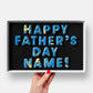 Personalised Happy Father's Day Cookie Message Box
