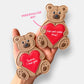 Personalised Love Bear Letterbox Iced Cookie