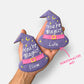 Personalised Magic Witch Hat Halloween Letterbox Iced Cookie
