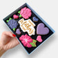 Personalised Mother's Day Floral Letterbox Iced Cookies