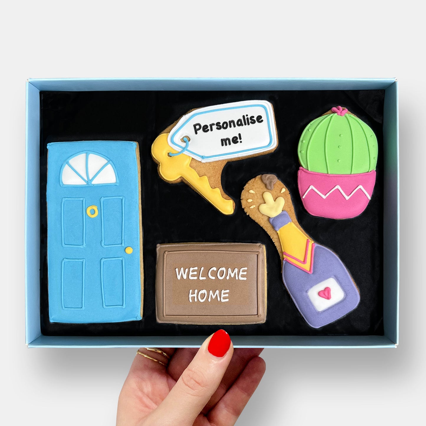 Personalised New Home Letterbox Cookies