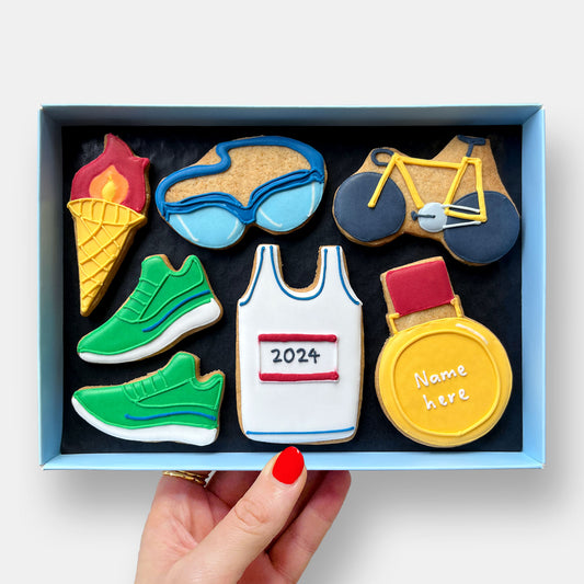 Personalised Olympics Letterbox Cookies