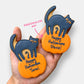 Personalised Scaredy Cat Halloween Letterbox Iced Cookies