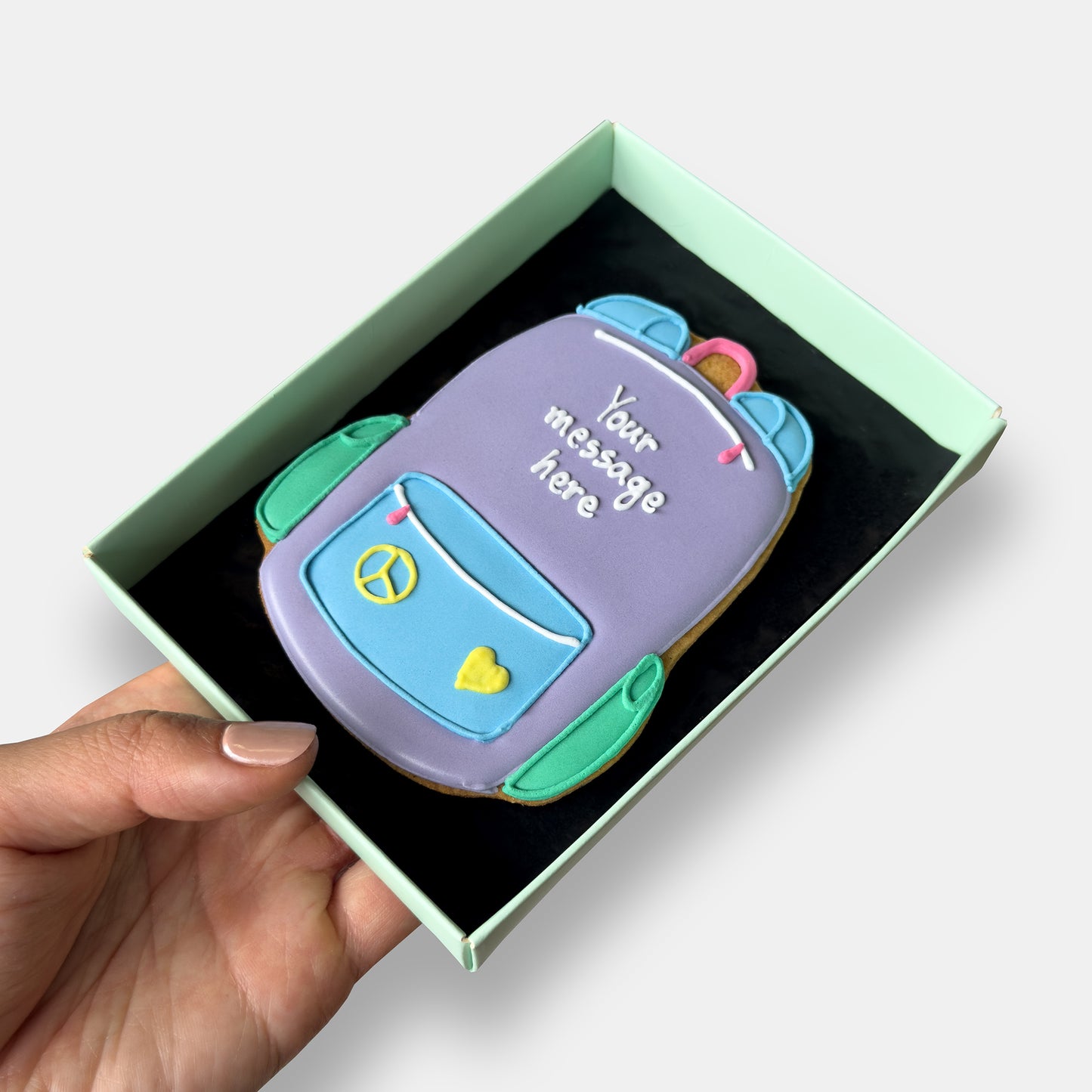 Personalised School Backpack Letterbox Iced Cookie