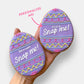 Personalised Secret Message Easter Egg Letterbox Iced Cookie