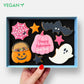 Vegan Personalised Spooky Halloween Letterbox Iced Cookies