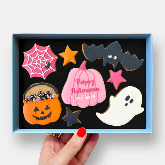 Personalised Spooky Halloween Letterbox Cookies