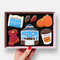 Personalised Stars Hollow Birthday Letterbox Iced Cookies
