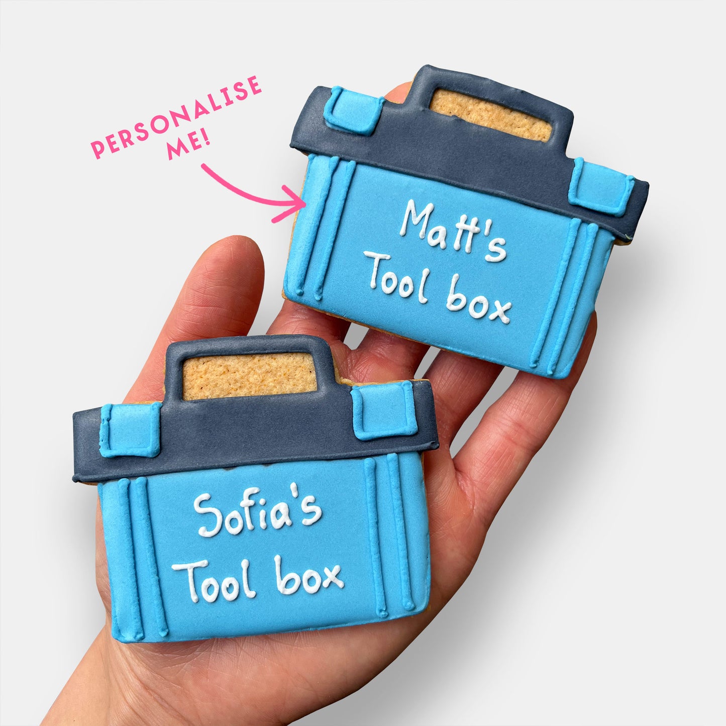 Personalised Tool Kit Letterbox Cookies