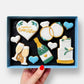 Wedding Congratulations Cookies & Macarons Hamper