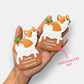 Personalised Woofy Christmas Letterbox Iced Cookies