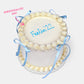 Personalised Blue Ribbon Cake