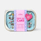 Easter Mini Egg Piece of Cake Postable Cake Box (Chocolate)