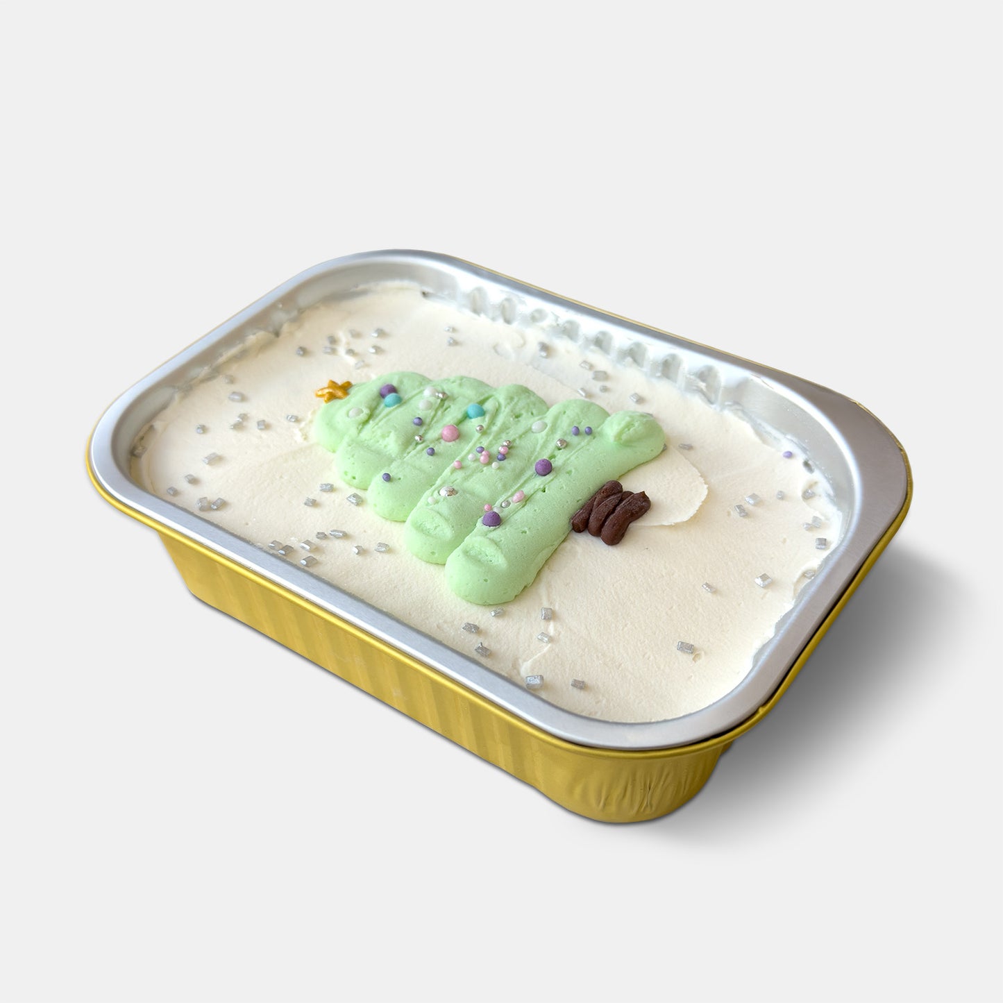 Festive Christmas Piece of Cake Snack Box